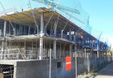 obras de construcción Cellophane